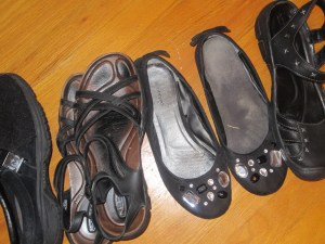 Exhibit B: Shoes I actually wear